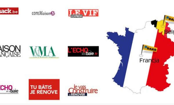 Kampania medialna DAKO we Francji i w Belgii