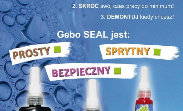 Płynne uszczelniacze do gwintów w ofercie Gebo